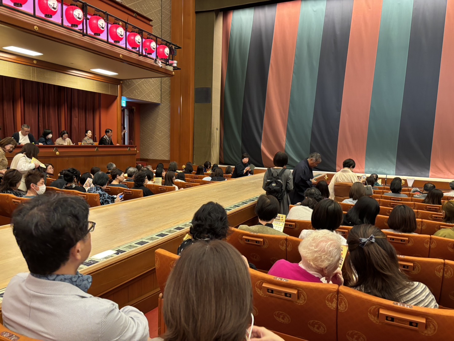 座席からの風景